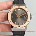 2017 Hublot Classic Fusion Swiss ETA2892 Replica Watch 42mm Grey Dial Rose Gold Bezel (1)_th.jpg